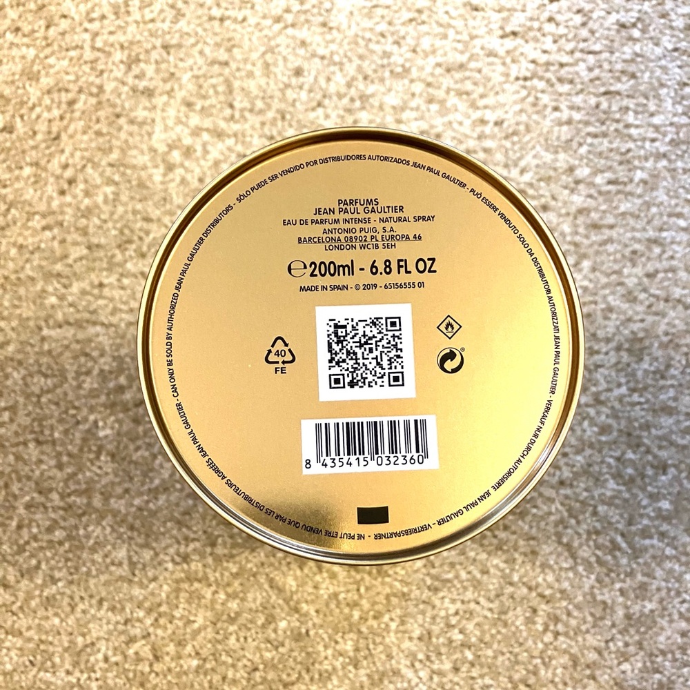 Jean Paul Gaultier Le Male Empty Tin Container - Picture 4 of 6